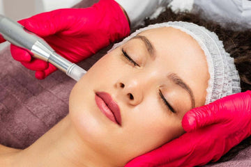 Microneedling treatment enhancing serum absorption for skin care benefits