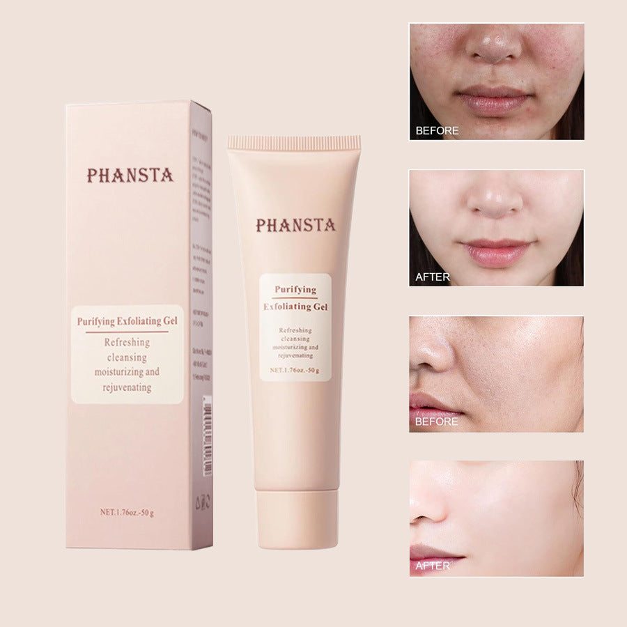 Facial Exfoliating Pore Gel gently removes dead skin and unclogs pores for smooth, radiant skin