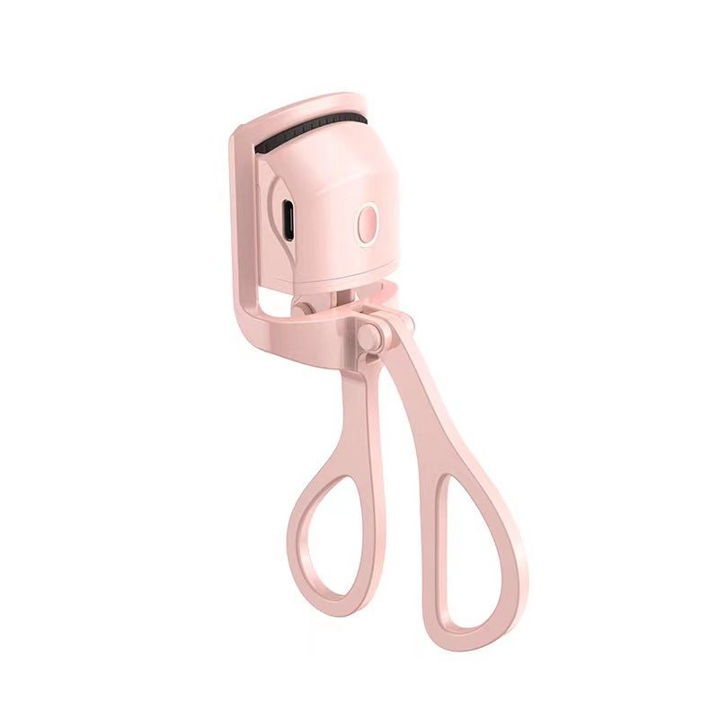 Heated Electric Eyelash Curler with USB charging and dual temperature modes for safe, natural lash curling
