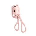 Heated Electric Eyelash Curler with USB charging and dual temperature modes for safe, natural lash curling