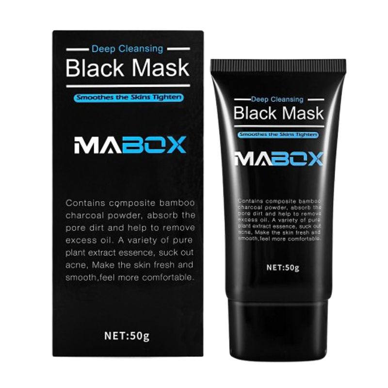 Charcoal Peel Mask tube with bamboo charcoal for deep pore cleansing and skin brightening
