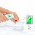 Compact rechargeable portable facial moisturizer delivering fine mist for skin hydration on-the-go