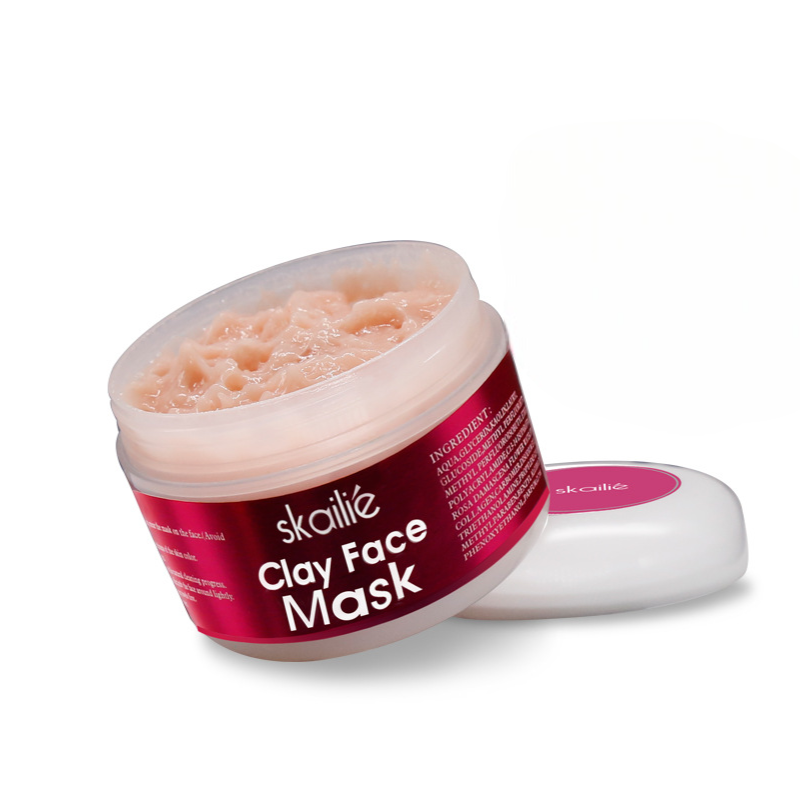 Rose Clay Face Mask in creamy paste form for moisturizing and oil control on all skin types