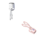 Heated electric eyelash curler with USB recharge, safety features, and dual temperature modes for natural curls