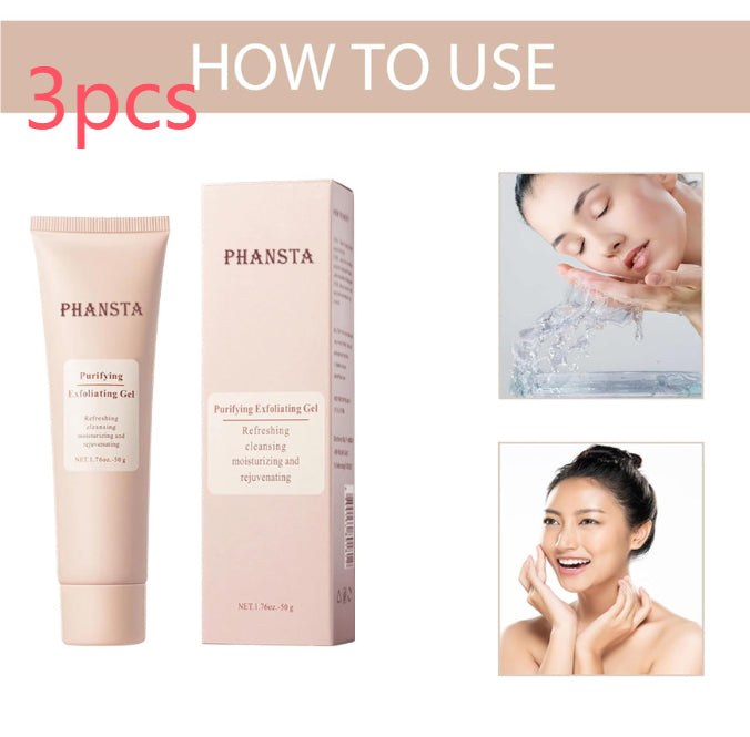 Facial Exfoliating Pore Gel gently removes dead skin and unclogs pores for smooth, radiant skin